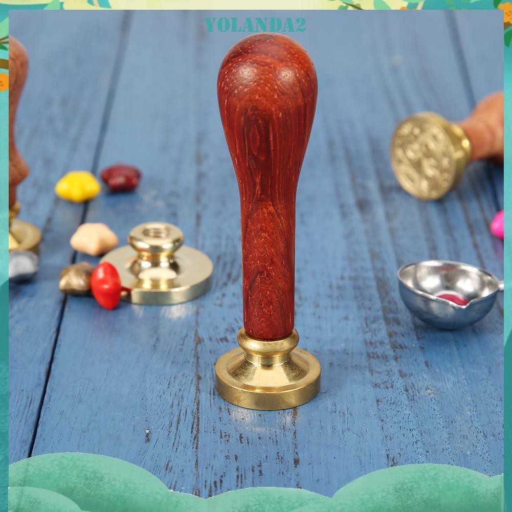 Tay Cầm Bằng Gỗ Cho Con Dấu Phong Cách Retro Độc Đáo