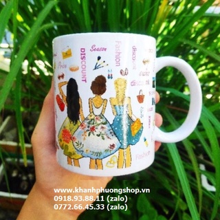 Ly sứ uống nước có quai cầm - ly sứ uống nước có quai