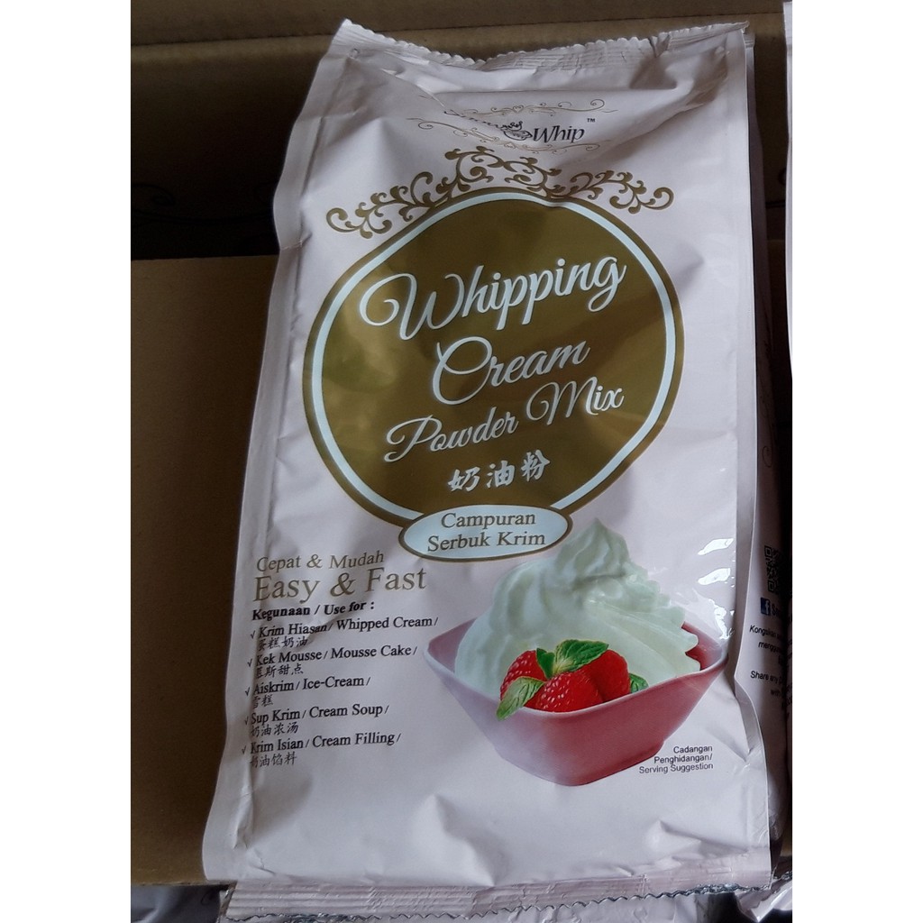 Bột whipping cream Malaysia