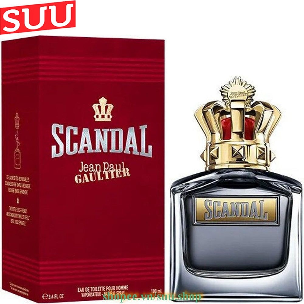 Nước hoa nam 100ml Jean Paul Gaultier Scandal Pour Homme EDT suu.shop cam kết 100% chính hãng