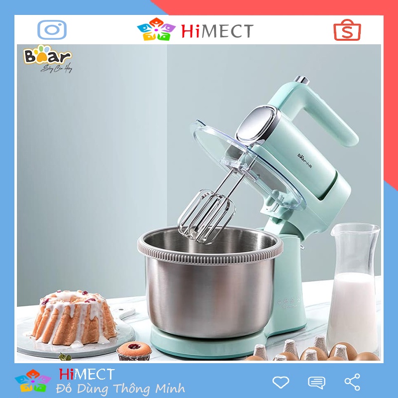 Máy Đánh Trứng Trộn Bột Bear Cầm Tay Để Bàn Mini Đa Năng 2 Trong 1  BearDDQ-B03V1-Himect