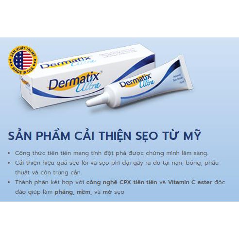 Dermatix Ultra Kem Hỗ Trợ Mờ Sẹo 7g