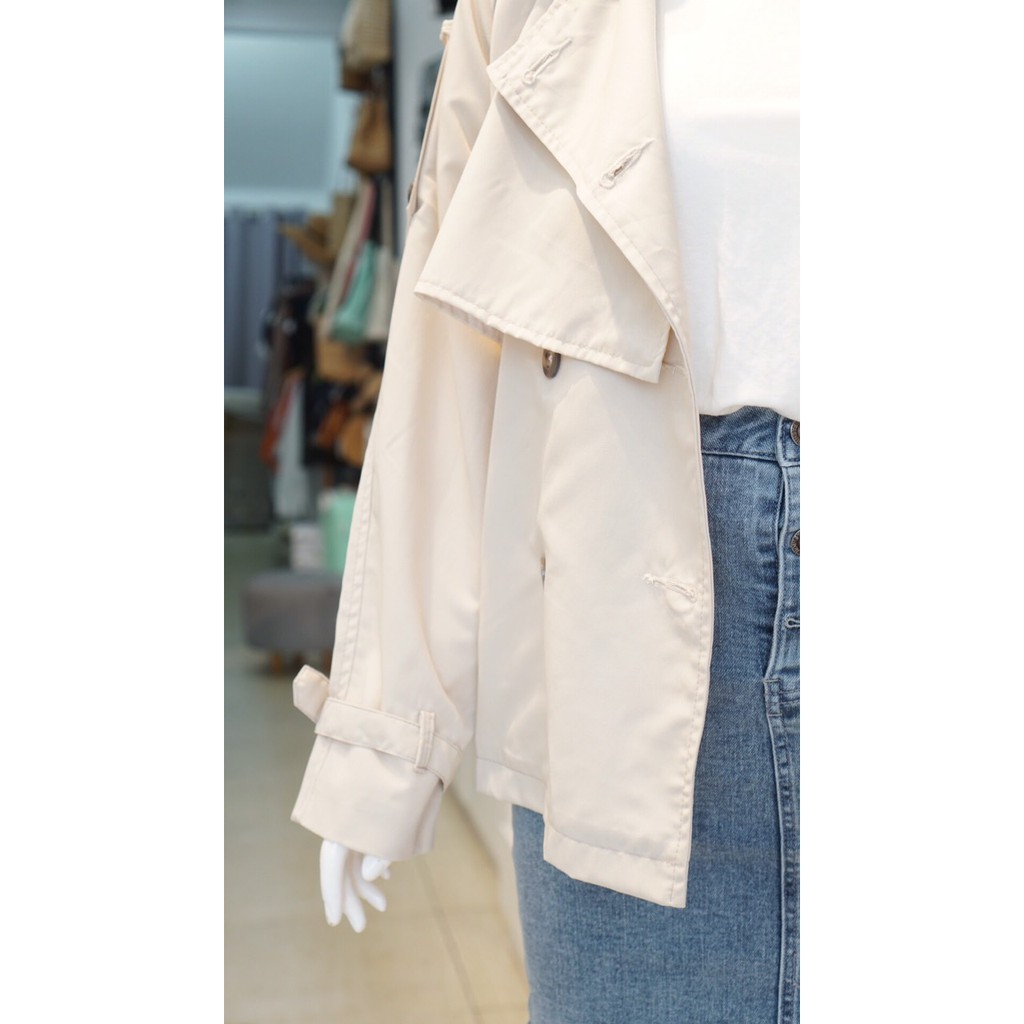 Áo Khoác Măng Tô Dáng Ngắn 059 hình chụp thật | BigBuy360 - bigbuy360.vn