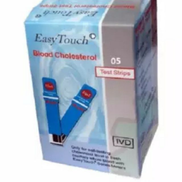 Que thử mỡ máu, cholesterol cho máy đo Easy Touch GCU ET322 ( 10 que)