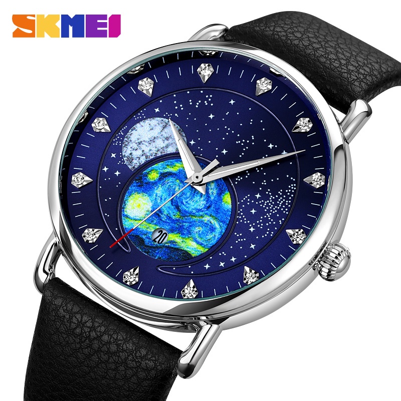 Đồng Hồ Quartz Nam Hiển Thị Ngày Chống Thấm Nước SKMEI