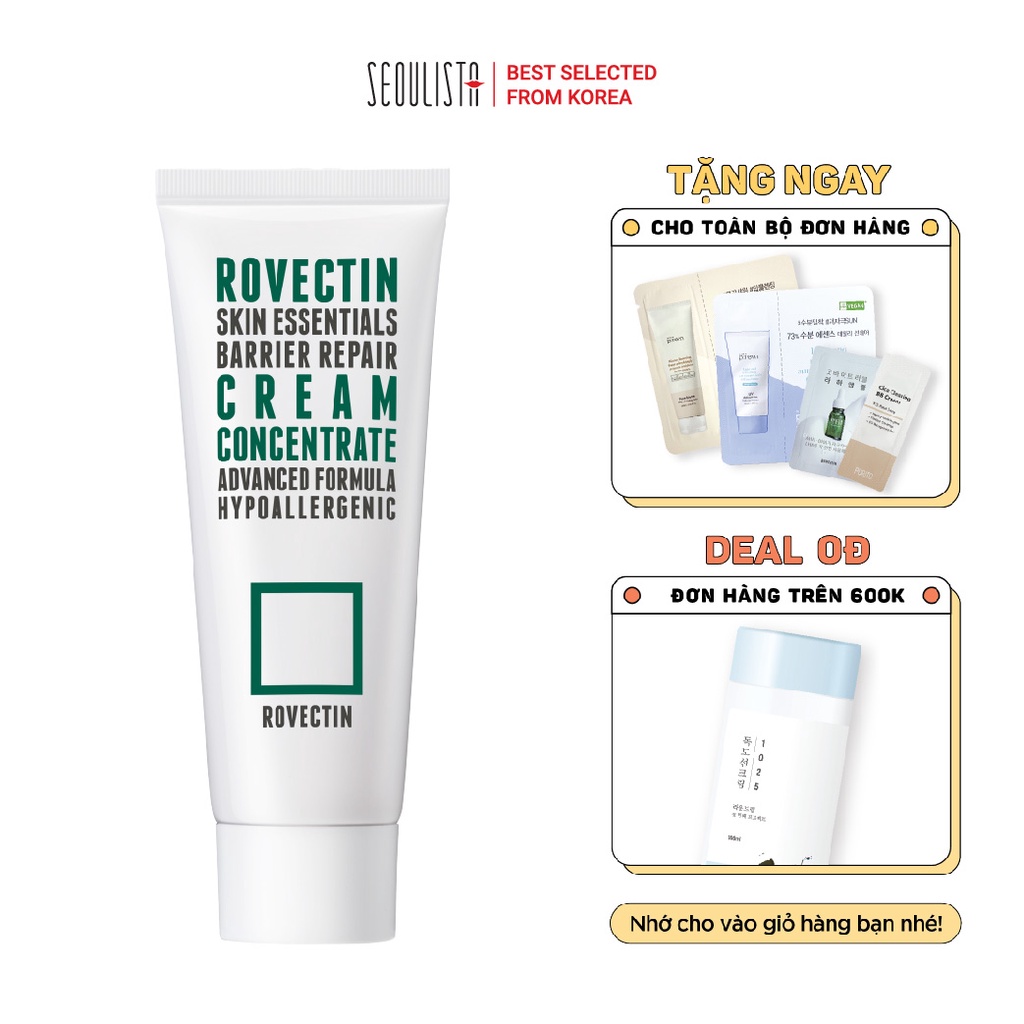 Kem dưỡng phục hồi da ROVECTIN Skin Essentials Barrier Repair Cream Concentrate