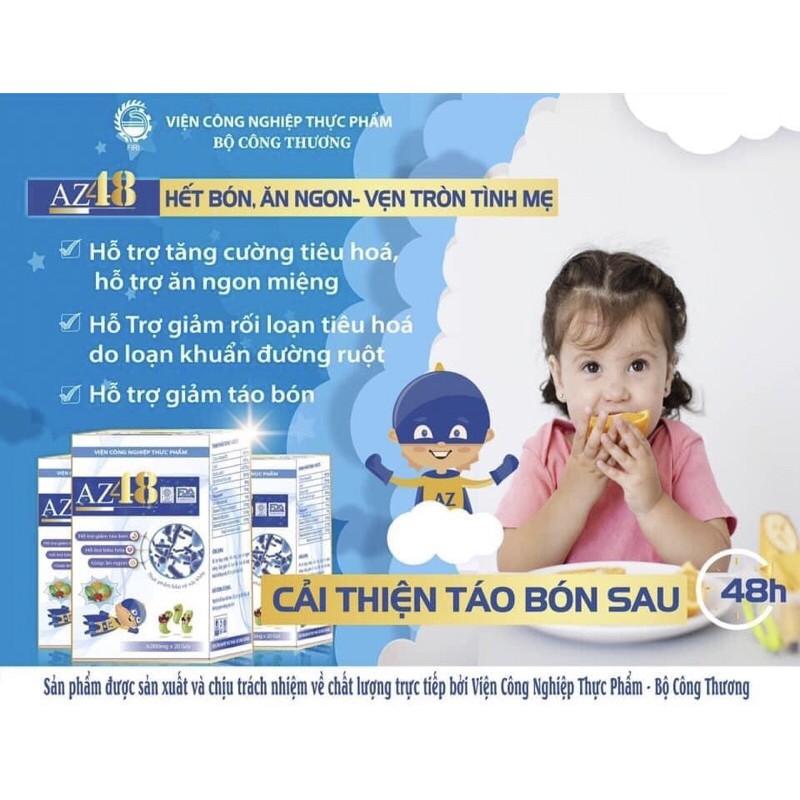 Men Tiêu Hoá AZ48 - Hết Táo Bón - Giúp Tăng Cân