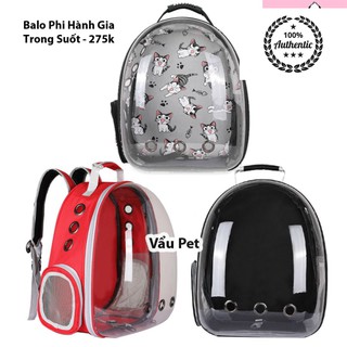 Balo Phi Hành Gia Trong Suốt Vận Chuyển Thú Cưng Chó Mèo Kèm Thảm Lót Hàng Đẹp Giá Rẻ
