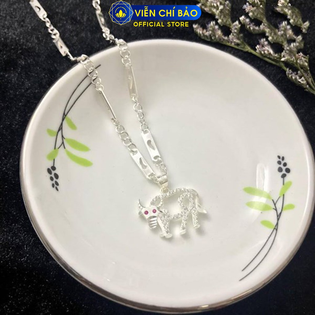Dây chuyền bạc trẻ em chất liệu bạc thật S925 Viễn Chí Bảo D400036