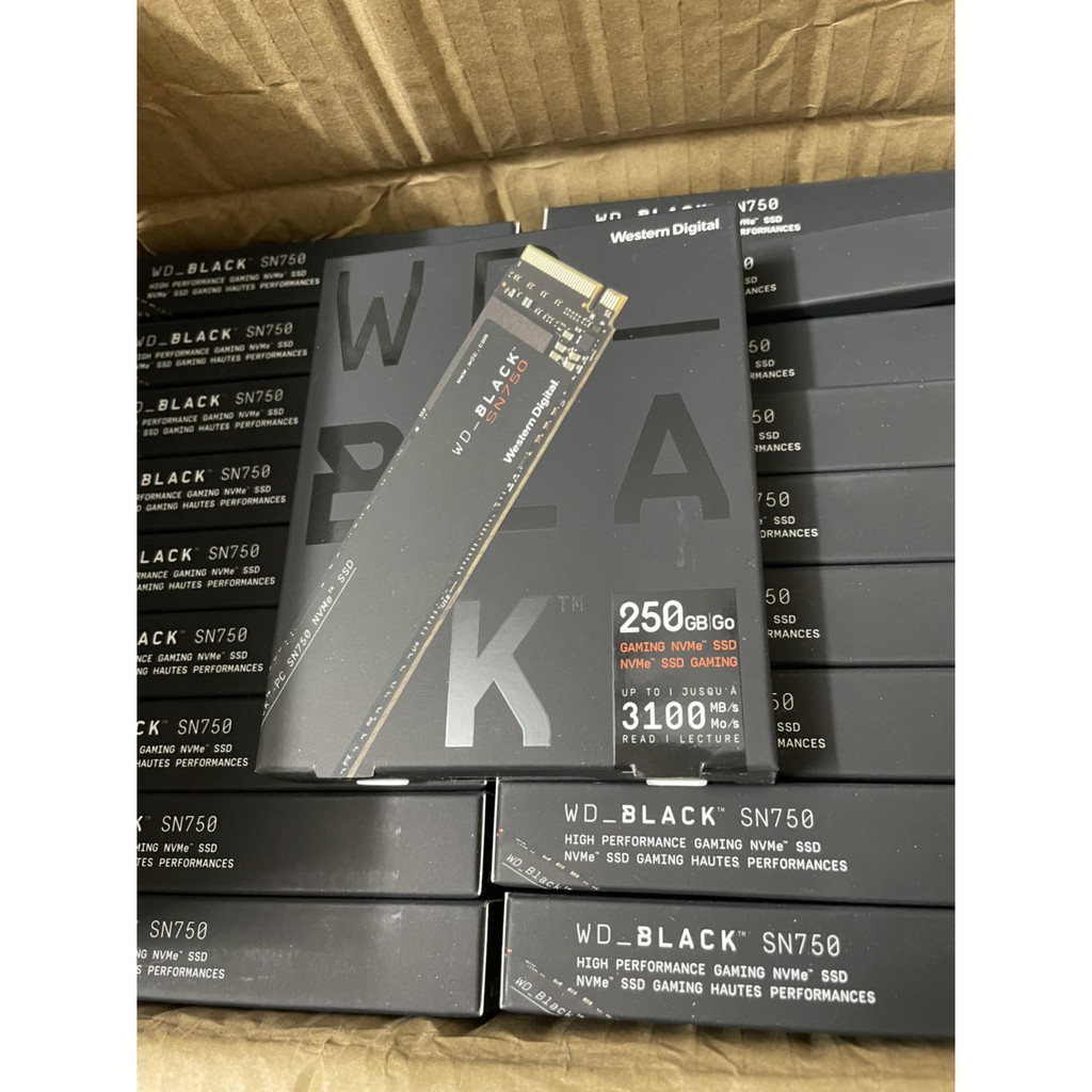 Ổ cứng SSD M2-PCIe WD Black SN750 250GB-500GB | BigBuy360 - bigbuy360.vn