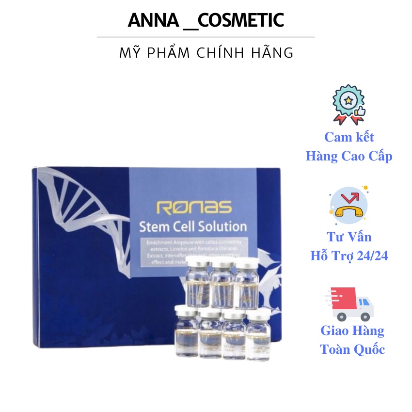 Serum tế bào gốc 🔸 GIÁ SỐC 🔸 tế bào gốc thực vật Ronas Stemcell làm trắng giúp trẻ hóa da từ bên trong