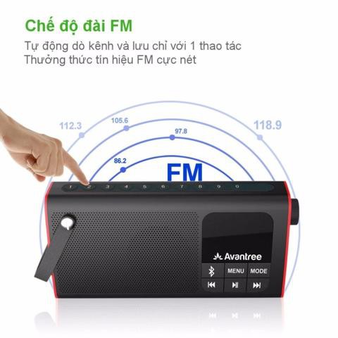 [FreeShip - Hàng Chính Hãng] Đài FM AVANTREE SP850 - A2023 kiêm loa bluetooth