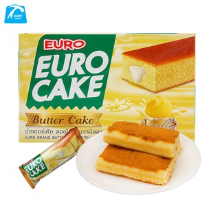 Bánh bông lan bơ nhân Euro Butter Cake Vanilla Cream 264G (12 cái/hộp)