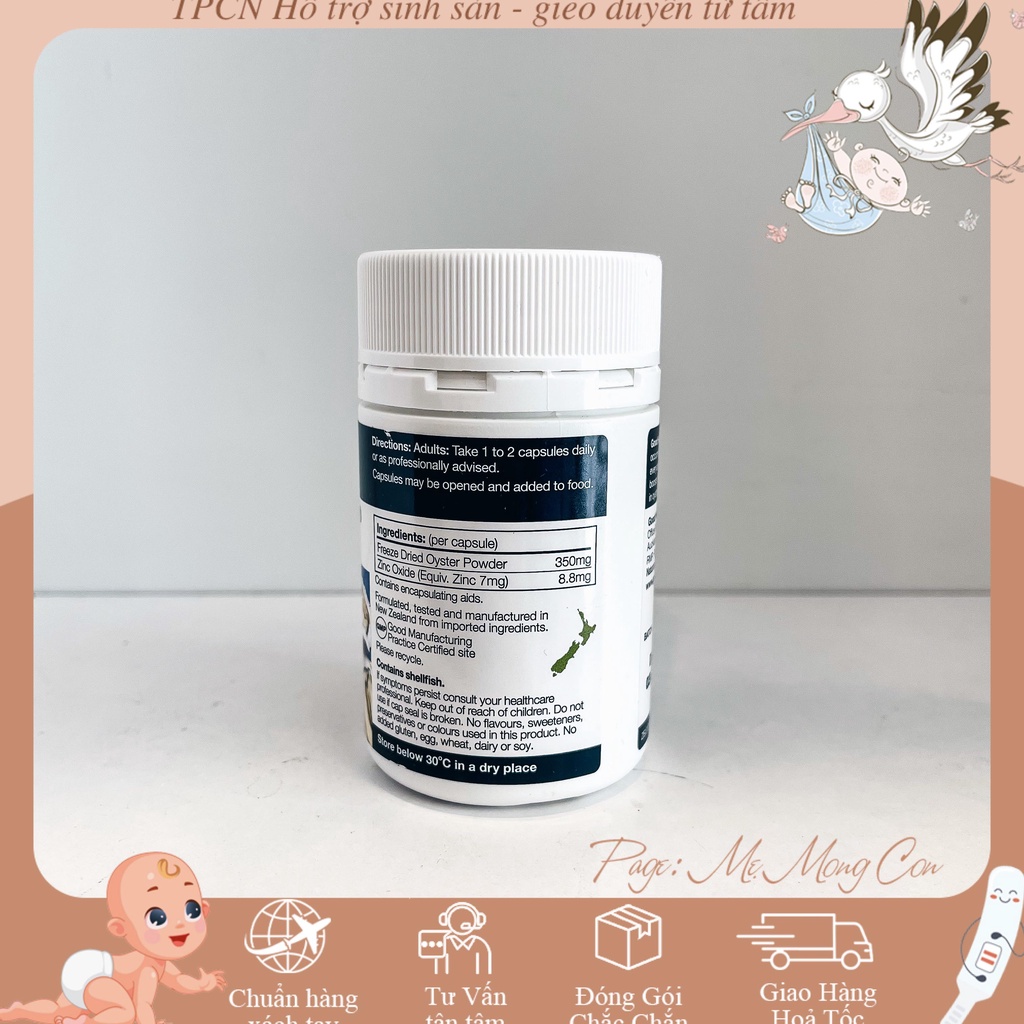 Tinh chất hàu New Zealand Good Health Oyster Plus tăng cường sinh lý nam giới hộp 60v