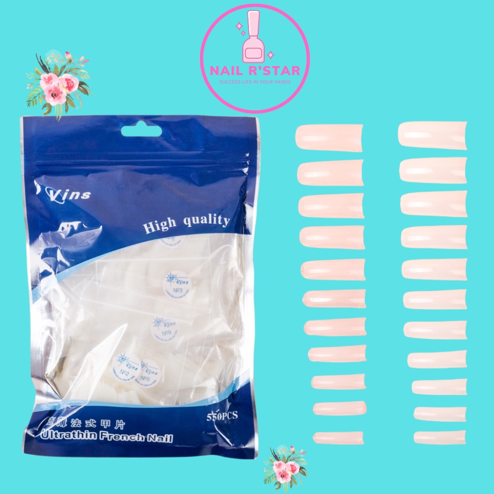 Móng nối Mỹ siêu đẹp loại mới 550 móng đủ size siêu dẻo siêu bền