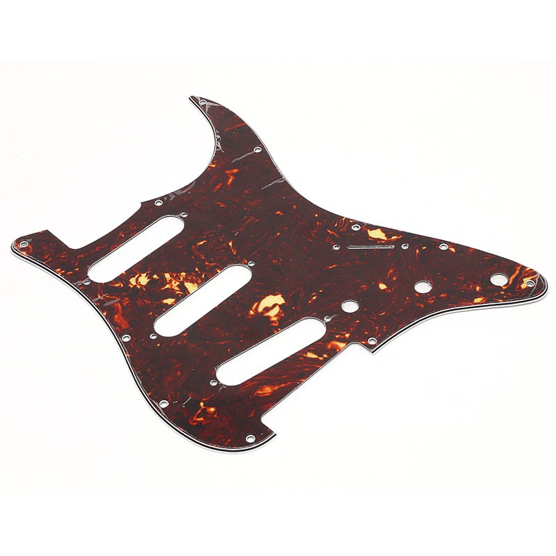 SUP Red Tortoise Shell Pickguard 3 Ply Scratch Plates For Precision Bass PB Guitar