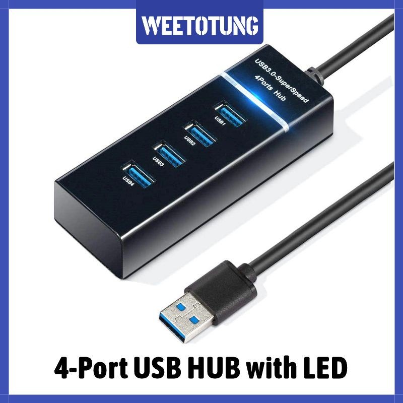 Bộ Chia 4 Cổng Usb 3.0 Tốc Độ Cao 5gbps