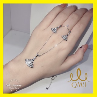 Bộ bạc QMJ Phù thuỷ Moon Young bạc 926 cao cấp mạ bạch kim, thiết kế sang trọng, gia công tinh sảo, bộ trang sức