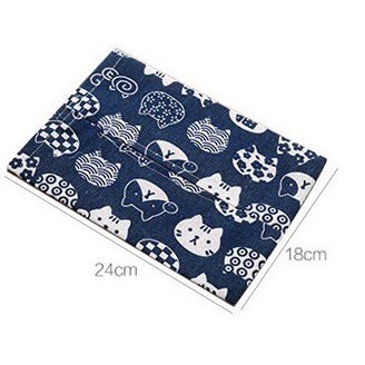 Túi đựng khăn giấy decor bằng vải xinh xắn tiện dụng