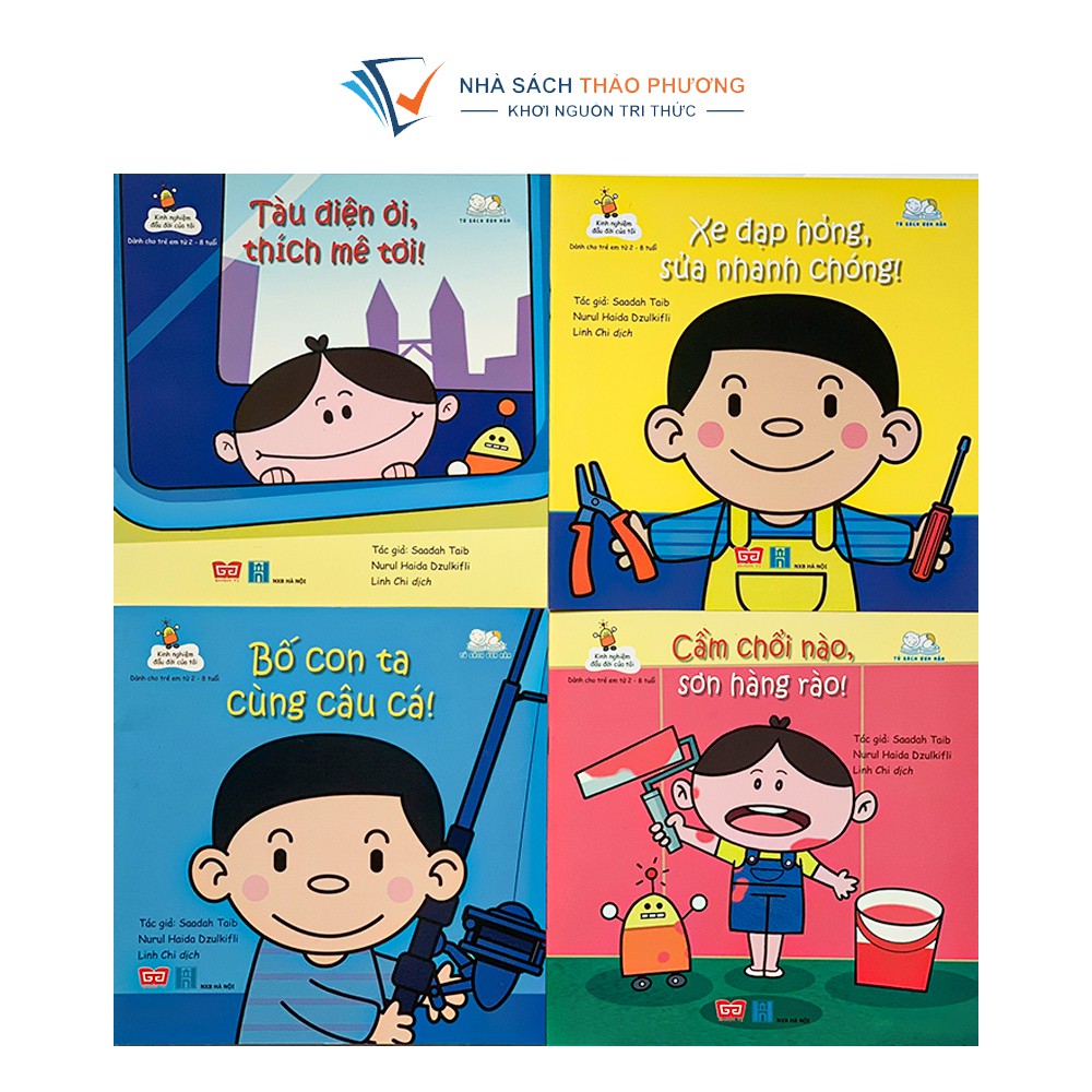 [MÃ giảm 40K]Sách - Kinh nghiệm đầu đời của tôi trang bị kỹ năng cho bé tự lập (Combo 8 cuốn)