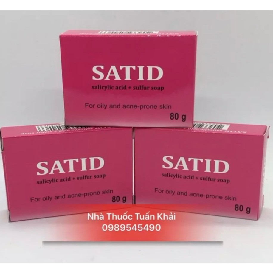 SATID SOAP Xà Phòng Tắm Mụn - 80g