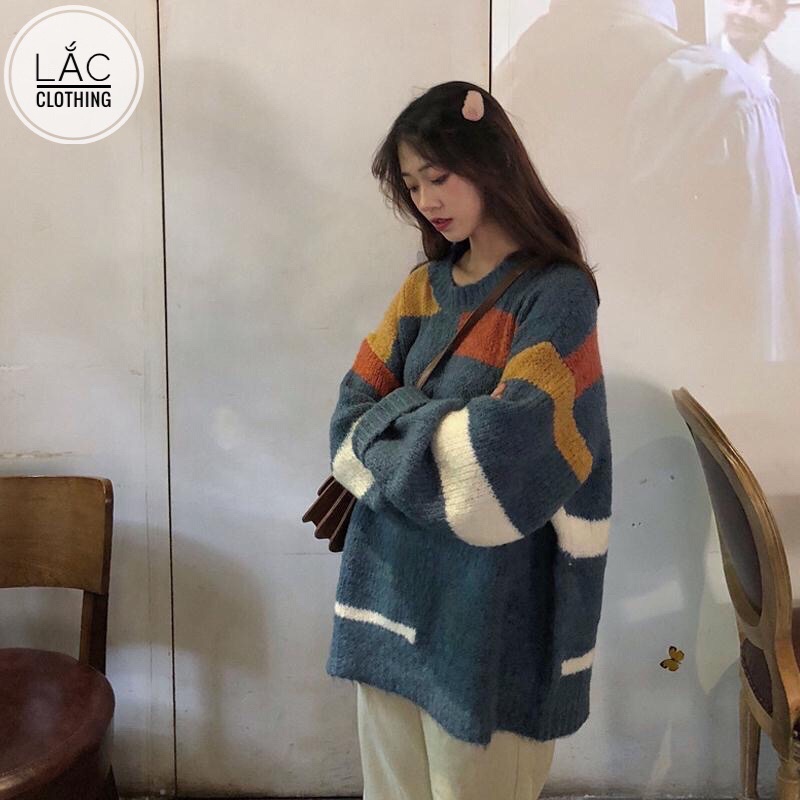 Áo Len Xanh Ulzzang M6