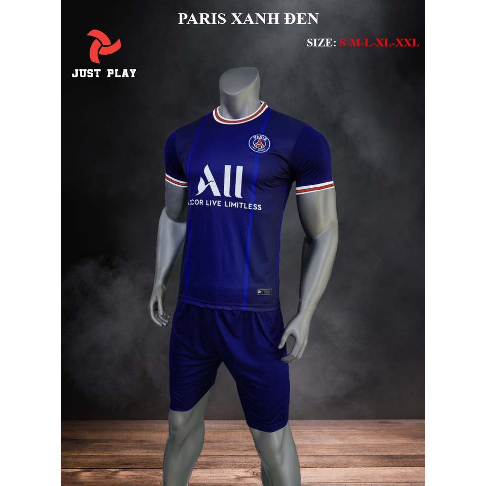 Bộ bóng đá PSG Justplay thun lạnh
