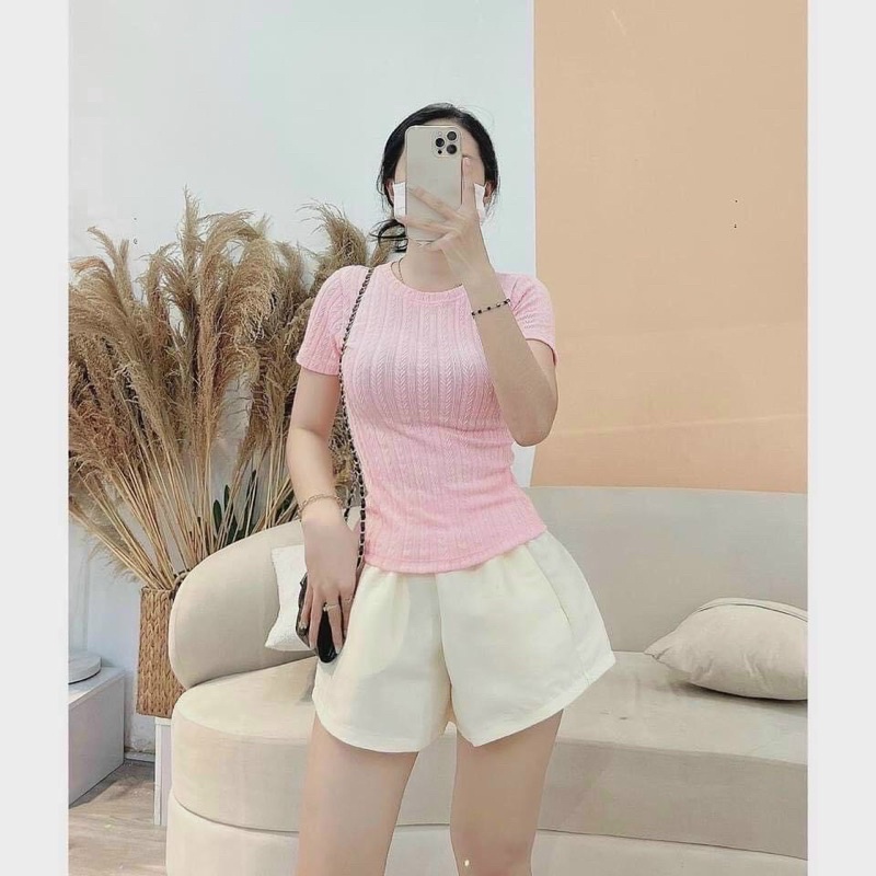 Áo Thun Ôm Nhẹ Co Giãn