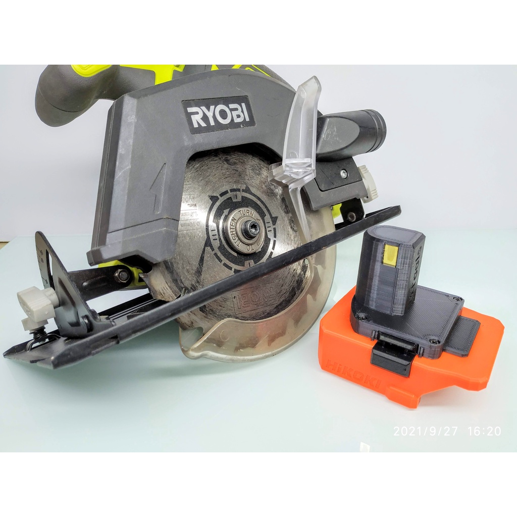 Cưa đĩa Ryobi dùng pin Hitachi 18v