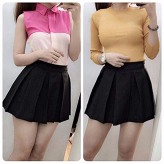 Chân váy xoè xếp ly