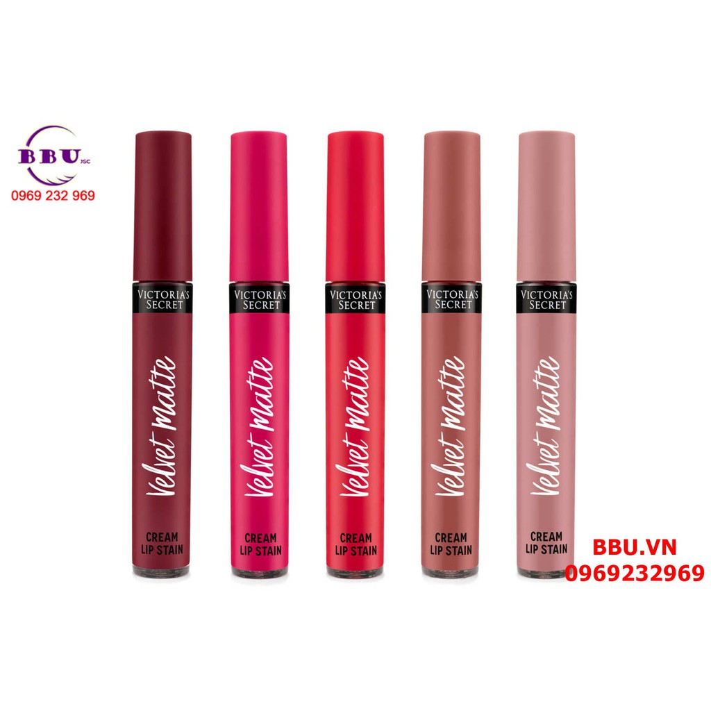 SON KEM LÌ VICTORIA'S SECRET VELVET MATTE CREAM LIP SATIN CHÍNH HÃNG