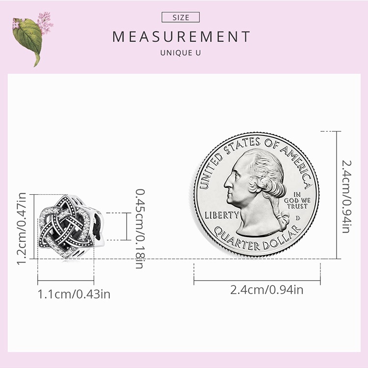 Mặt dây chuyền Bamoer bằng bạc 925 nhiều mẫu mã thời trang cho nữ