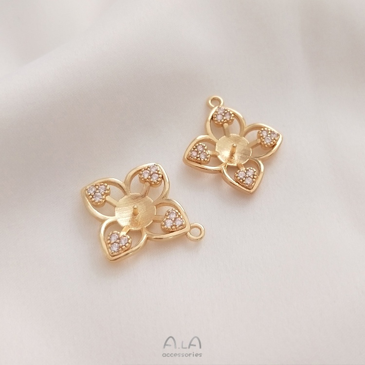 Dây chuyền mạ vàng 14k thiết kế độc đáo