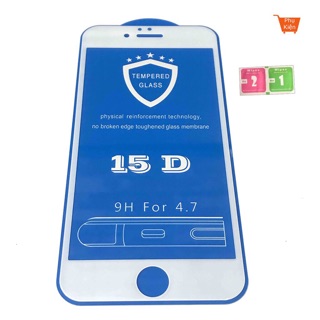 Dán kính cường lực 15D IPhone 7/7Plus/ 8/8 Plus ( Full màn hình )