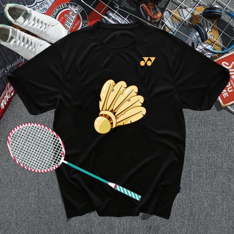 Áo Thun Thể Thao Yonex Tay Ngắn Thấm Hút Mồ Hôi Nhanh Khô Thoáng Khí Cho Nam Và Nữ