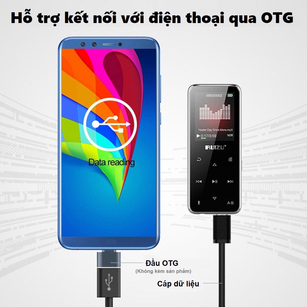 RUIZU X16 8 gb MP3 MP4 Kỹ Thuật Số Máy Nghe Nhạc 1.8 inch Bluetooth Loa Âm Nhạc Máy Nghe Nhạc Âm Thanh &amp; Video Player FM