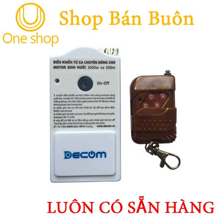 Mạch Điều Khiển Máy Bơm 50m DC-3500W Tiện Dụng