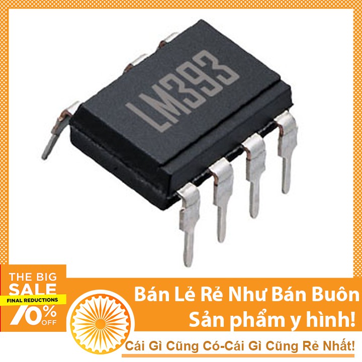 Ic So Sánh LM393 Chân Cắm 8 Chân | BigBuy360 - bigbuy360.vn