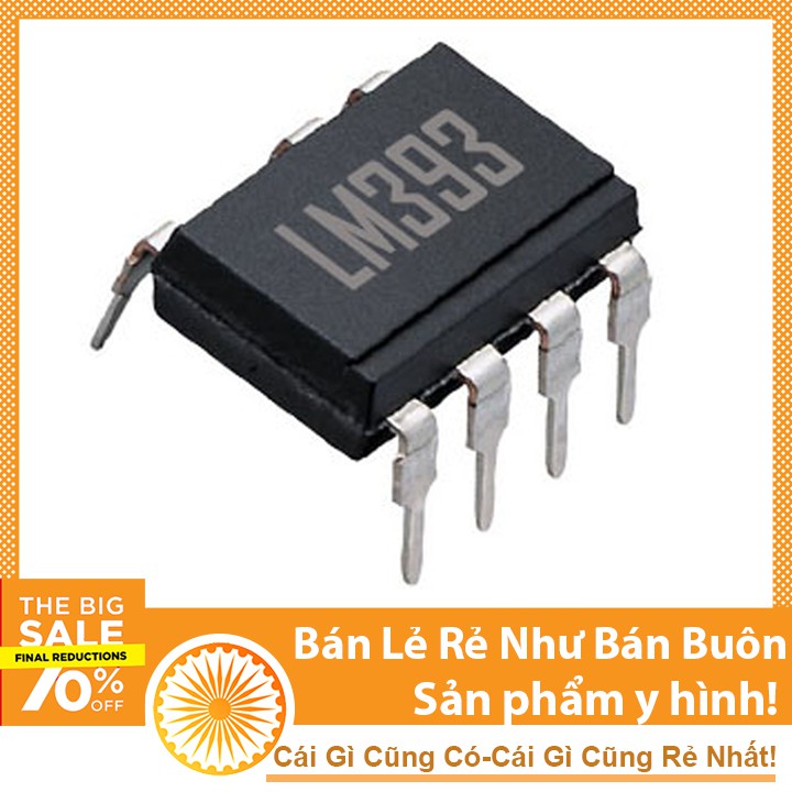 Ic So Sánh LM393 Chân Cắm 8 Chân | WebRaoVat - webraovat.net.vn