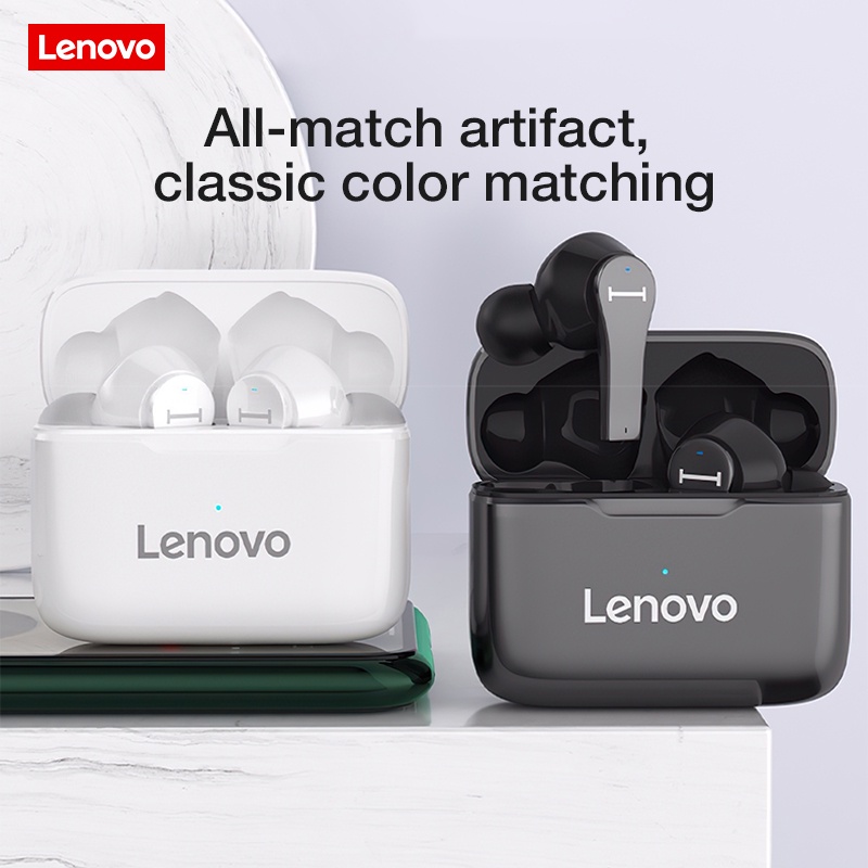 [Mã ELBMO2 giảm 12% đơn 500K] Tai nghe nhét tai không dây bluetooth Lenovo QT82 TWS 2022 giảm tiếng ồn thời trang
