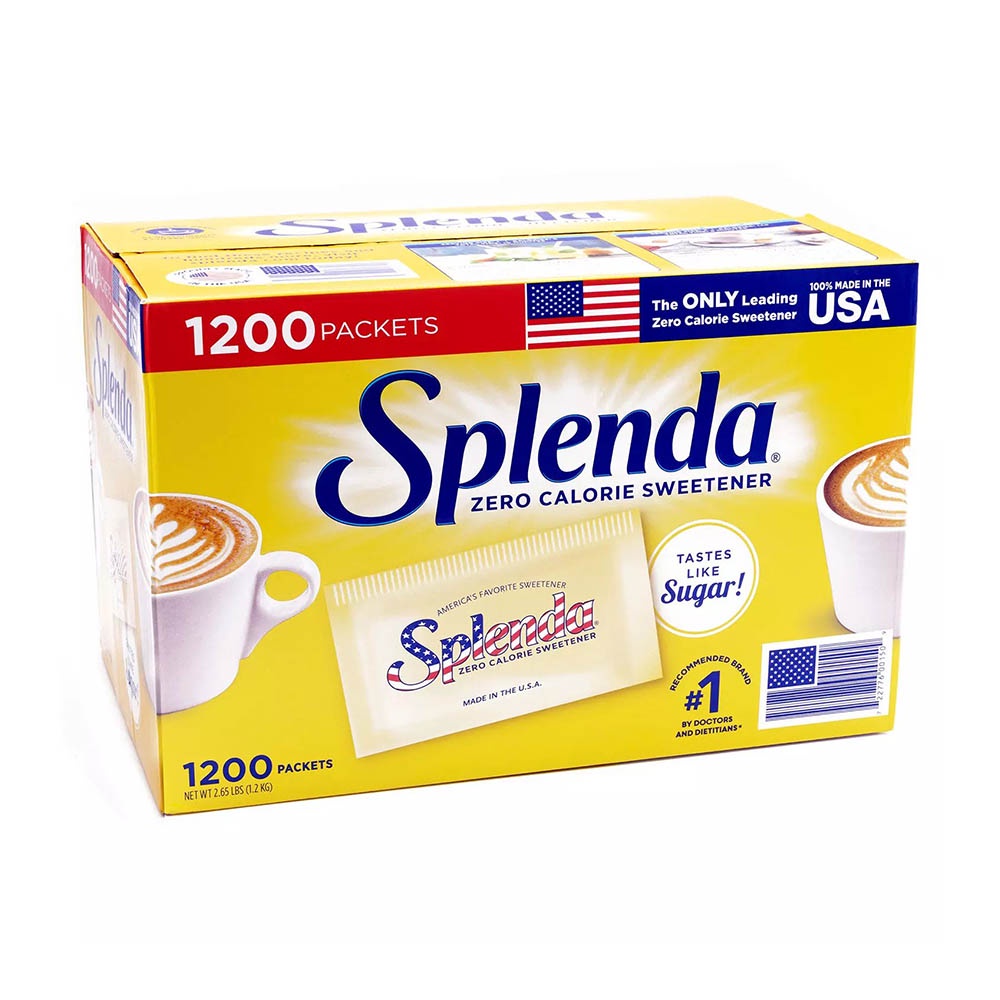 Đường ăn kiêng Splenda Zero Calorie Sweetener 1200 Packets 1.2Kg