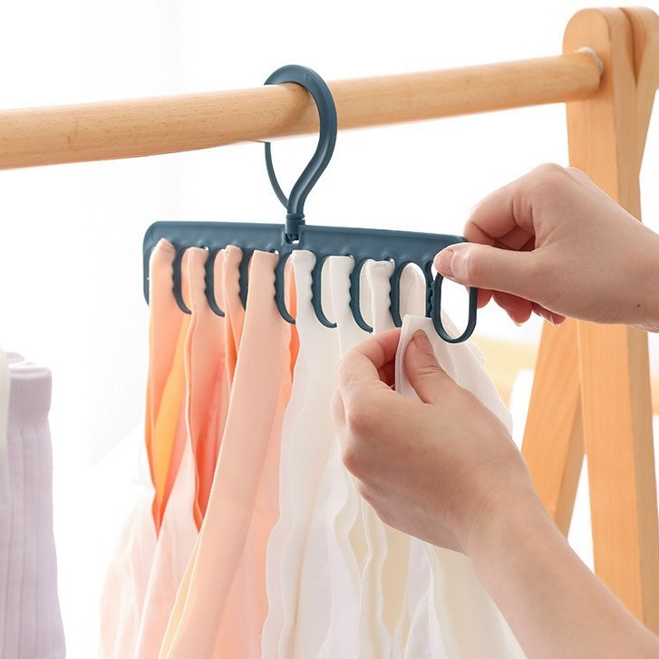 Móc Treo Đồ Đa Chức Năng 9 Lỗ Gía Phơi Quần Áo Gia Đình Chống Rơi Quần Áo Tất Vớ Hàng Cao Cấp Nhập Khẩu Chính Hãng