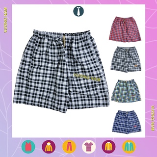 Quần đùi nam mặc nhà ngủ ống rộng đẹp cotton cao cấp VN34E