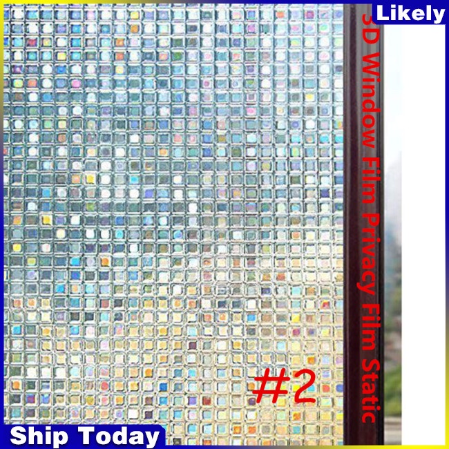 Phim dán cửa sổ 3D chống tia UV chống dính tiện dụng