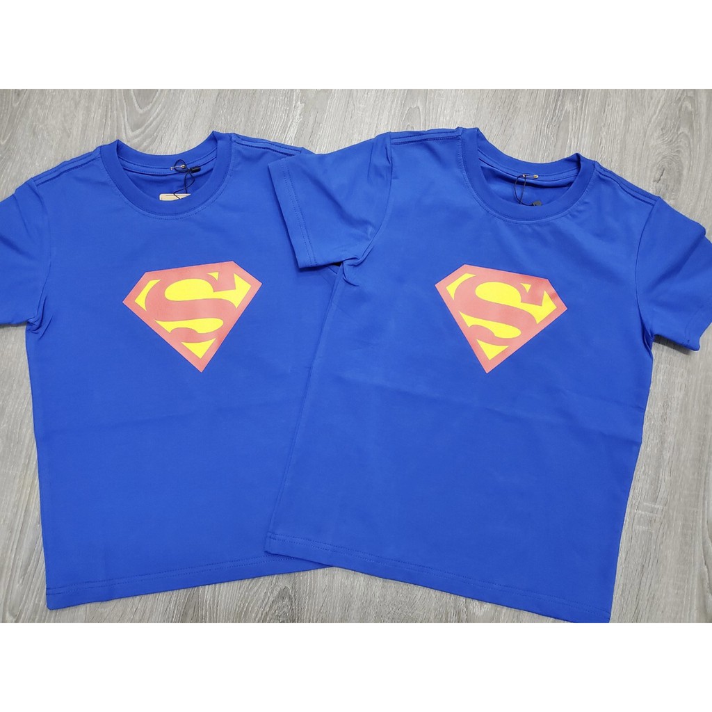 Áo thun nhóm / gia đình logo superman