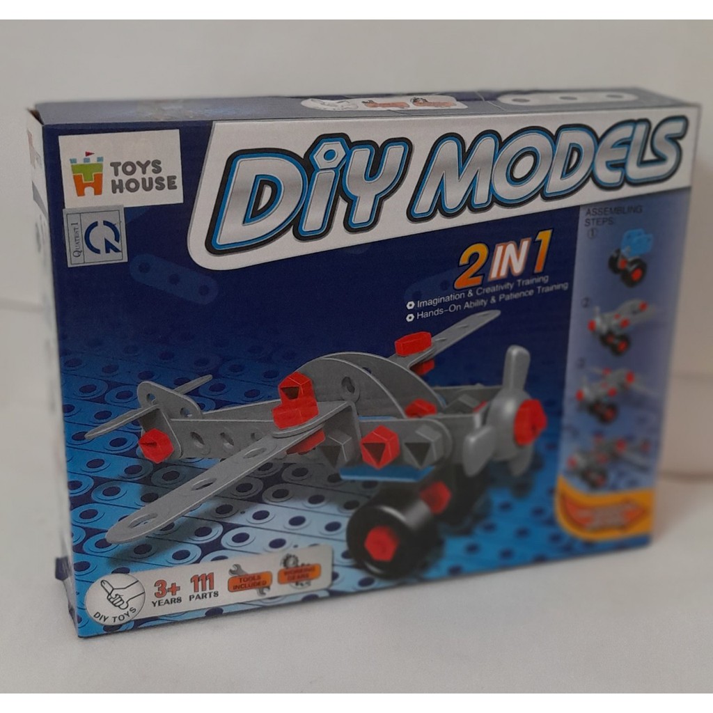 (5 loại) Đồ chơi lắp ghép 3D mô hình Toyshouse