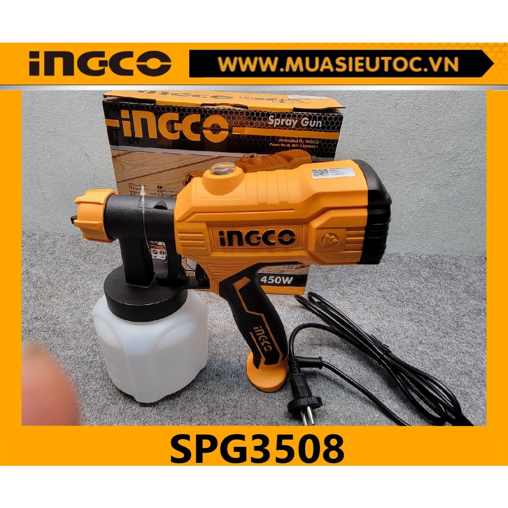 Máy phun sơn INGCO 450W - SPG3508