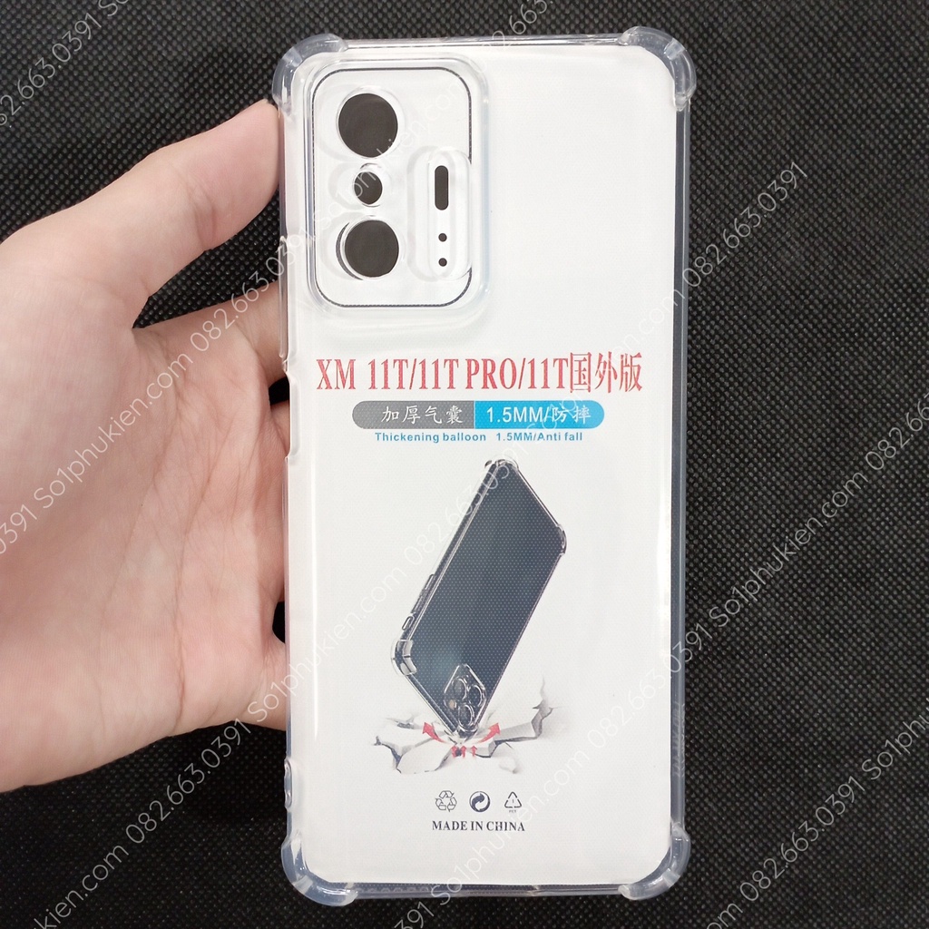 Ốp lưng xiaomi MI 11T - MI 11T PRO dẻo trong suốt cao cấp và chống sốc bảo vệ camera bền đẹp