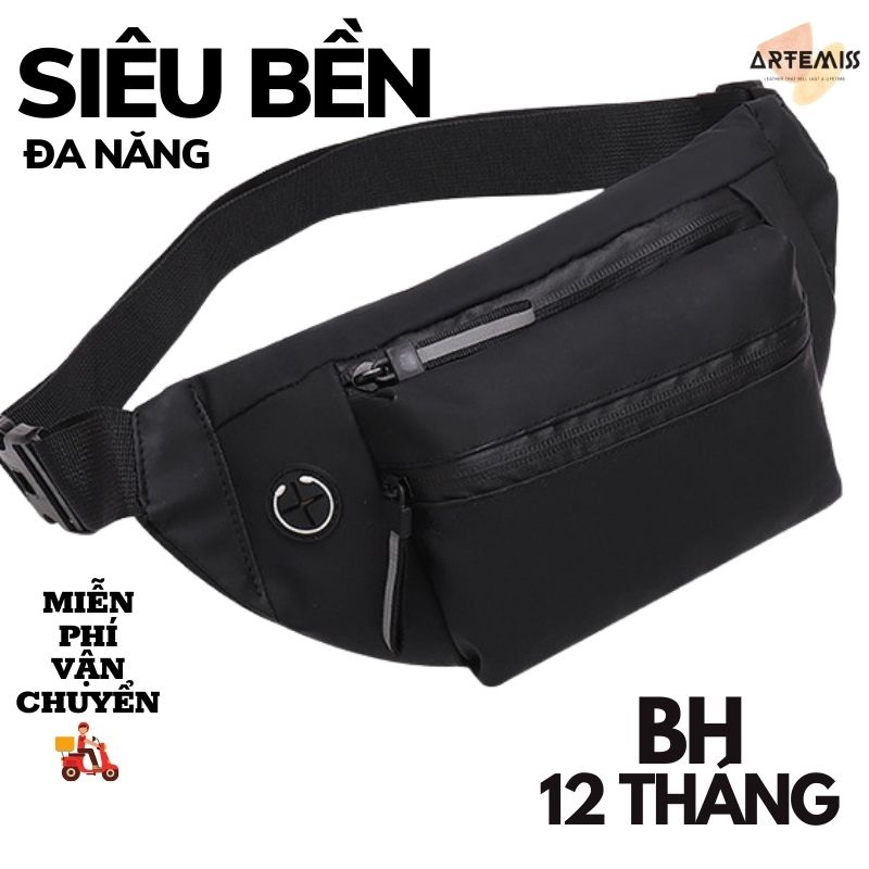 Túi bao tử nam ⚡FREESHIP⚡ đeo chéo ngực vai hiện đại lịch lãm cao cấp, bền, đẹp. BH 12 th Tặng Vớ nam 82Z6