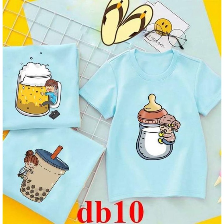 Áo thun gia đình size 8-95kg
